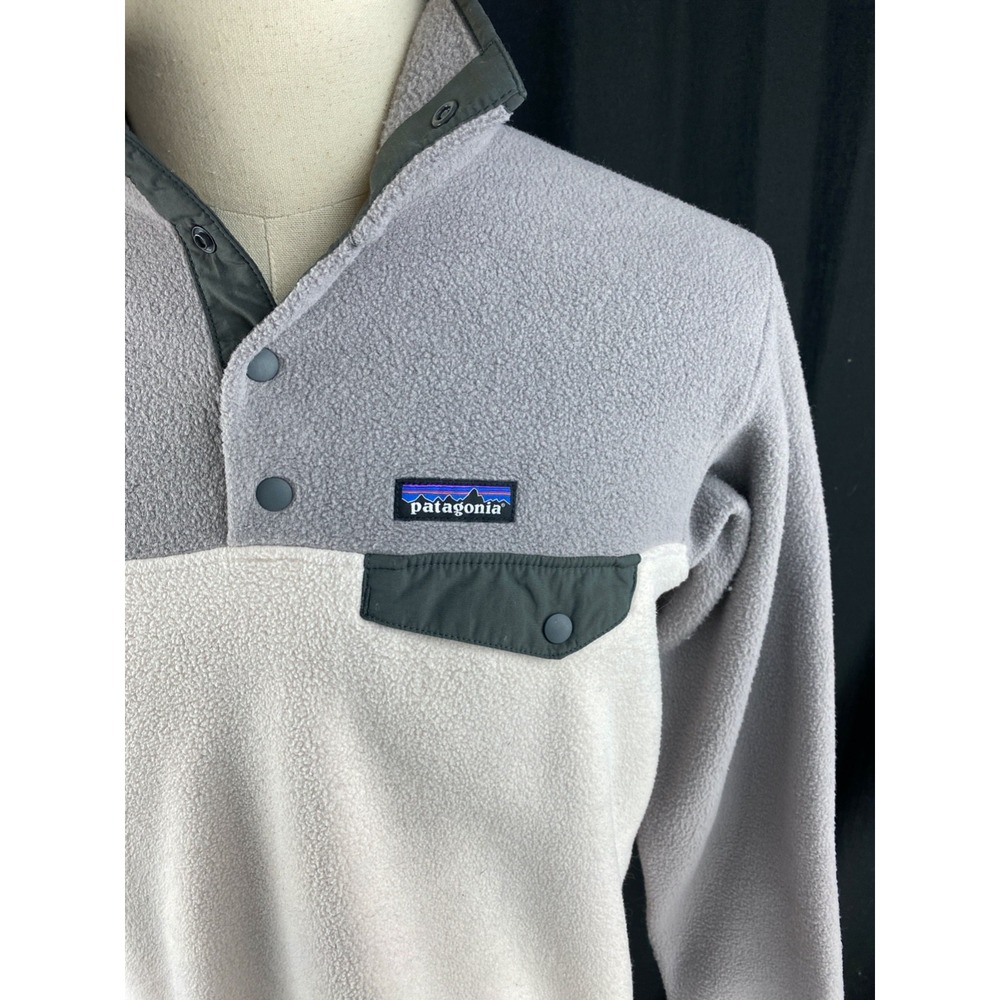 Patagonia Synchilla Fleece Jacket Women's Size M Snap-T Sweater 25455 Colorblock - Picture 5 of 11